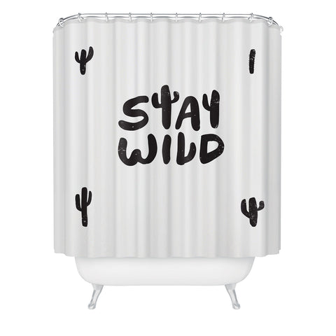 Phirst Stay Wild Cacti Shower Curtain
