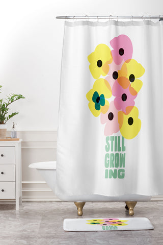 Phirst Still Growing Shower Curtain And Mat