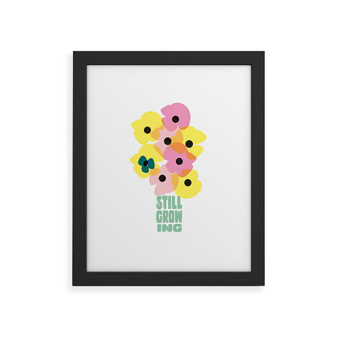 Phirst Still Growing Framed Art Print