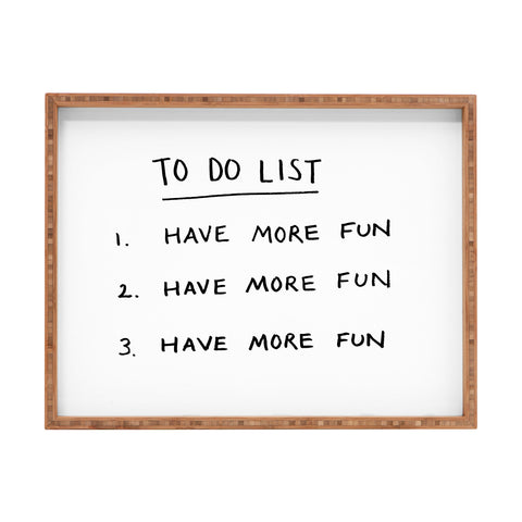 Phirst To Do List Rectangular Tray