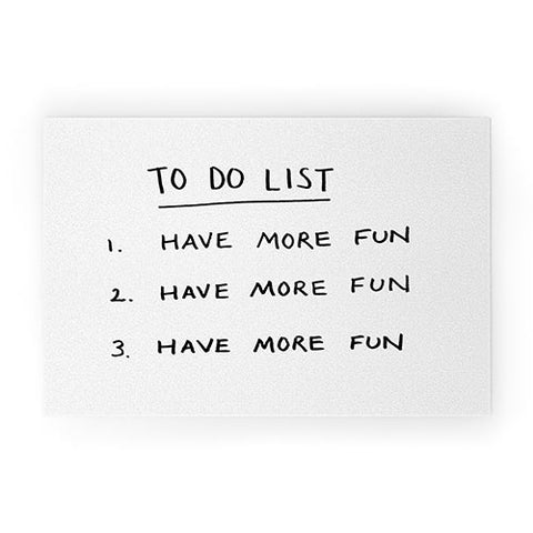 Phirst To Do List Welcome Mat