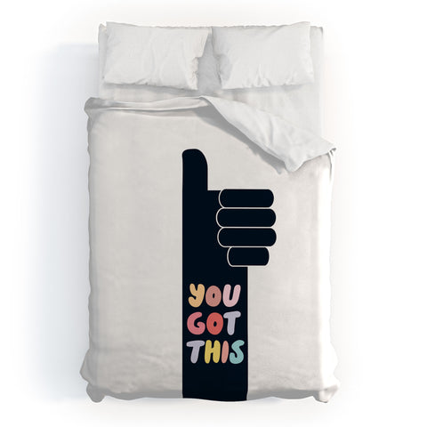 Phirst You Got This Thumbs Up Duvet Cover