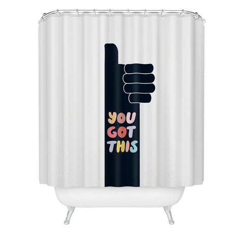 Phirst You Got This Thumbs Up Shower Curtain