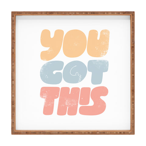 Phirst You Got This Vintage Square Tray