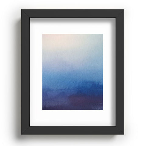 PI Photography and Designs Abstract Watercolor Blend Recessed Framing Rectangle