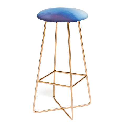 PI Photography and Designs Abstract Watercolor Blend Bar Stool