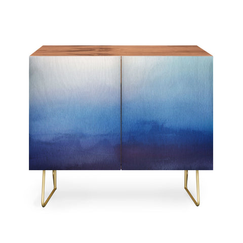 PI Photography and Designs Abstract Watercolor Blend Credenza