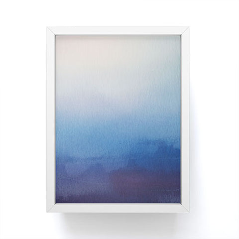PI Photography and Designs Abstract Watercolor Blend Framed Mini Art Print