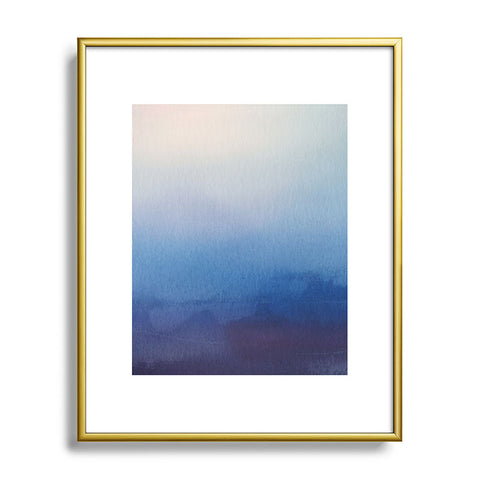 PI Photography and Designs Abstract Watercolor Blend Metal Framed Art Print