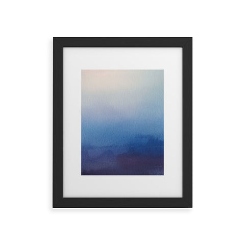 PI Photography and Designs Abstract Watercolor Blend Framed Art Print