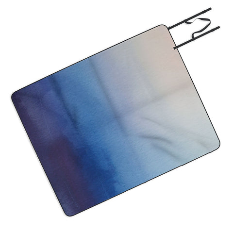 PI Photography and Designs Abstract Watercolor Blend Picnic Blanket