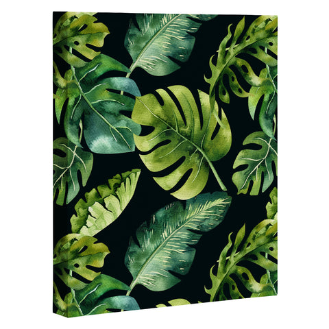 PI Photography and Designs Botanical Tropical Palm Leaves Art Canvas