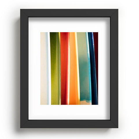 PI Photography and Designs Colorful Surfboards Recessed Framing Rectangle