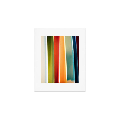 PI Photography and Designs Colorful Surfboards Art Print