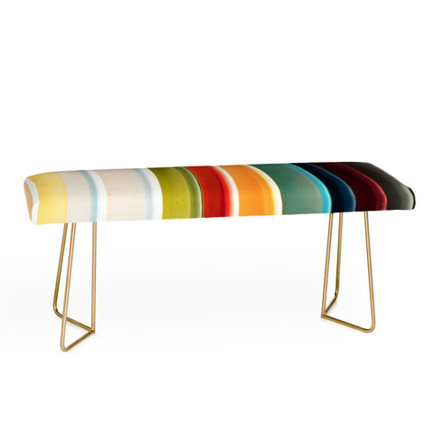 PI Photography and Designs Colorful Surfboards Bench