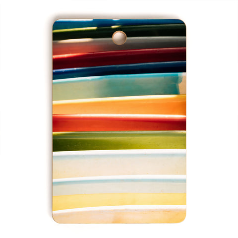 PI Photography and Designs Colorful Surfboards Cutting Board Rectangle