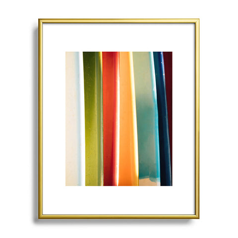 PI Photography and Designs Colorful Surfboards Metal Framed Art Print