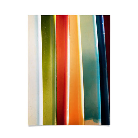 PI Photography and Designs Colorful Surfboards Poster