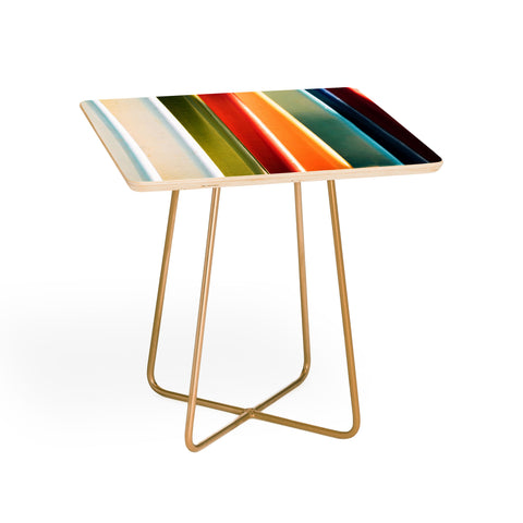 PI Photography and Designs Colorful Surfboards Side Table
