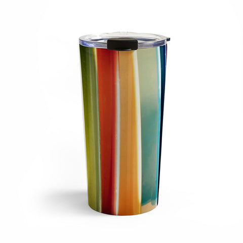 PI Photography and Designs Colorful Surfboards Travel Mug