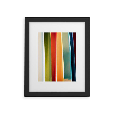 PI Photography and Designs Colorful Surfboards Framed Art Print