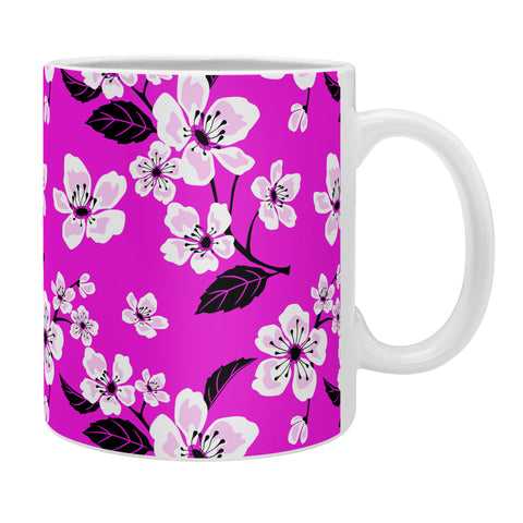 PI Photography and Designs Fuschia Sakura Flowers Coffee Mug