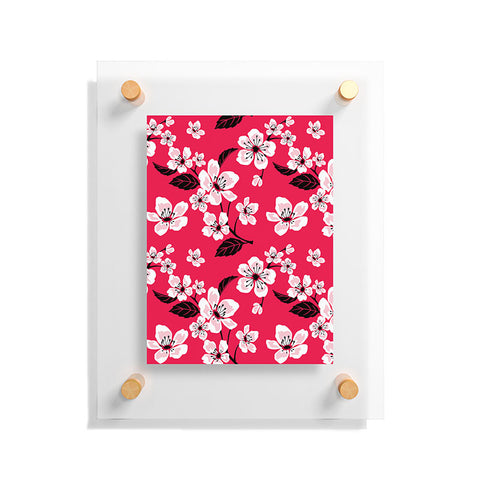 PI Photography and Designs Pink Sakura Cherry Blooms Floating Acrylic Print