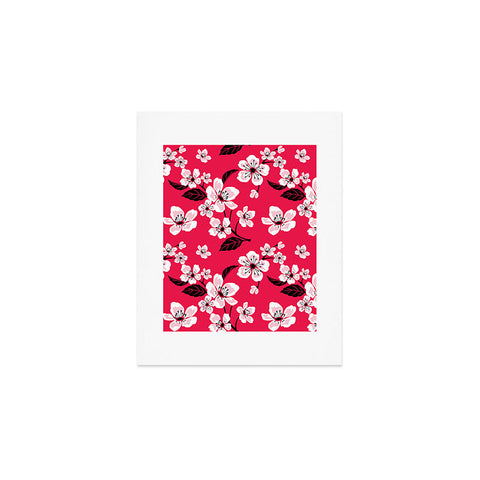 PI Photography and Designs Pink Sakura Cherry Blooms Art Print