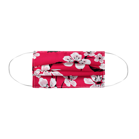 PI Photography and Designs Pink Sakura Cherry Blooms Face Mask