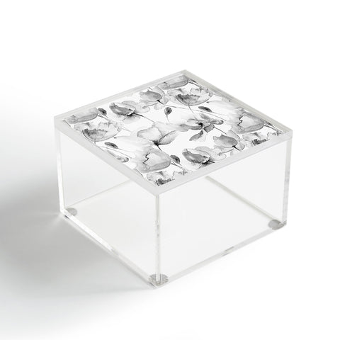 PI Photography and Designs Poppy Floral Pattern Acrylic Box