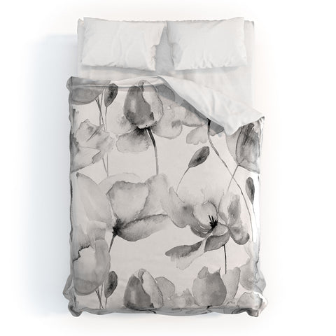 PI Photography and Designs Poppy Floral Pattern Duvet Cover