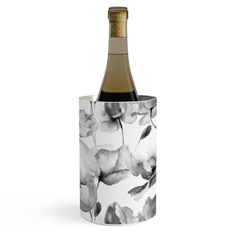 PI Photography and Designs Poppy Floral Pattern Wine Chiller