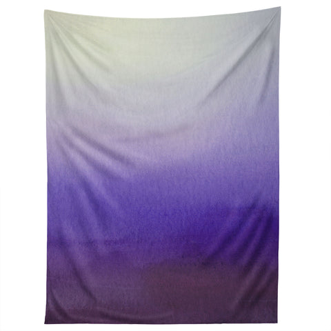 PI Photography and Designs Purple White Watercolor Blend Tapestry