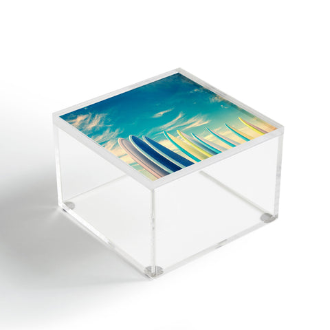 PI Photography and Designs Retro Surfboard Tips Acrylic Box