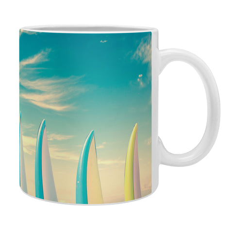 PI Photography and Designs Retro Surfboard Tips Coffee Mug