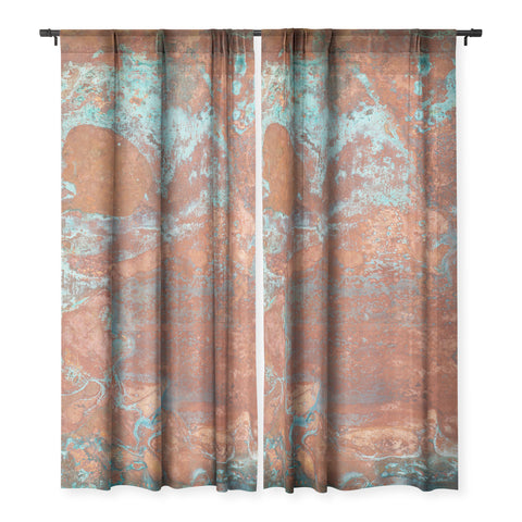 PI Photography and Designs Tarnished Metal Copper Texture Sheer Non Repeat