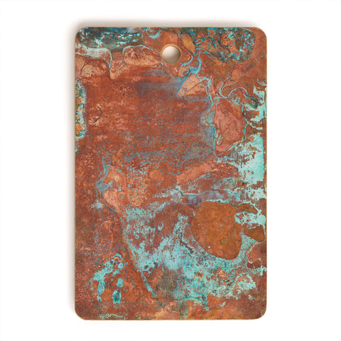 PI Photography and Designs Tarnished Metal Copper Texture Cutting Board Rectangle