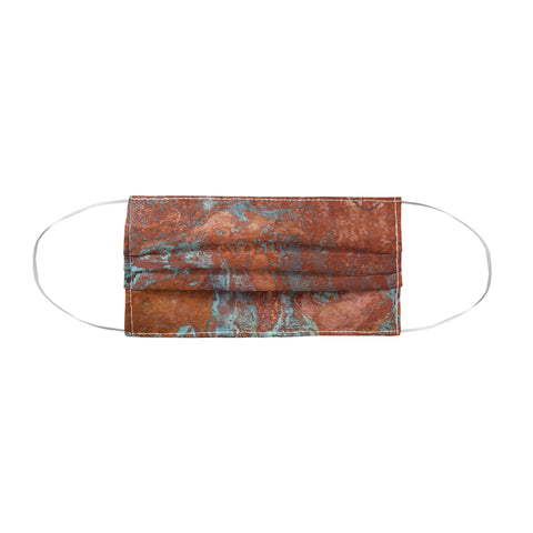PI Photography and Designs Tarnished Metal Copper Texture Face Mask