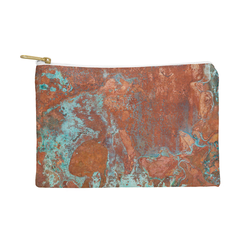 PI Photography and Designs Tarnished Metal Copper Texture Pouch