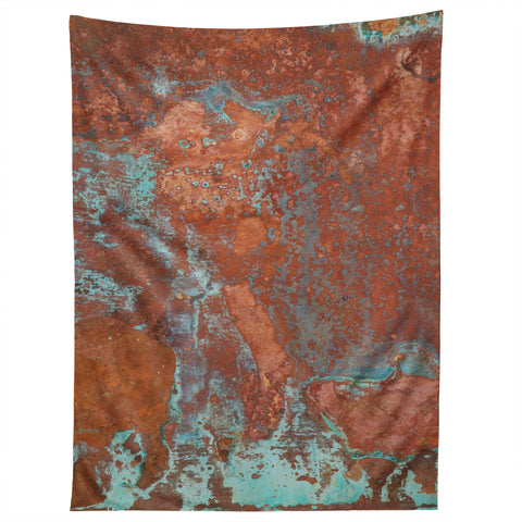 PI Photography and Designs Tarnished Metal Copper Texture Tapestry
