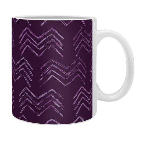 PI Photography and Designs Tribal Chevron Purple Coffee Mug
