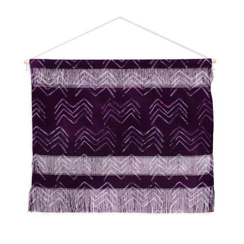 PI Photography and Designs Tribal Chevron Purple Wall Hanging Landscape