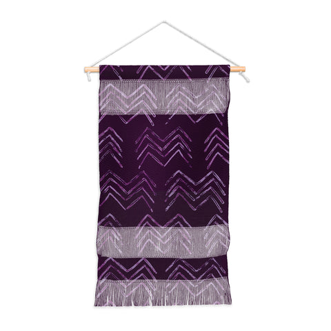 PI Photography and Designs Tribal Chevron Purple Wall Hanging Portrait