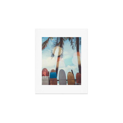 PI Photography and Designs Tropical Surfboard Scene Art Print