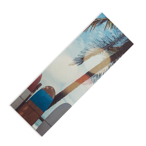 PI Photography and Designs Tropical Surfboard Scene Yoga Mat