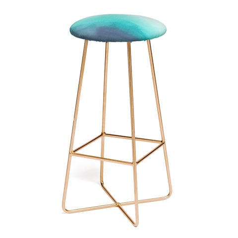 PI Photography and Designs Watercolor Blend Bar Stool