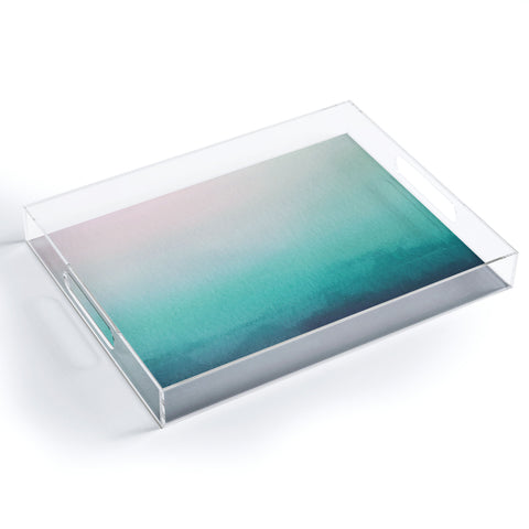 PI Photography and Designs Watercolor Blend Acrylic Tray