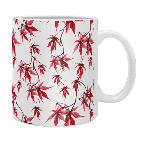 PI Photography and Designs Watercolor Japanese Maple Coffee Mug
