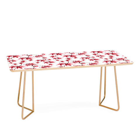 PI Photography and Designs Watercolor Japanese Maple Coffee Table