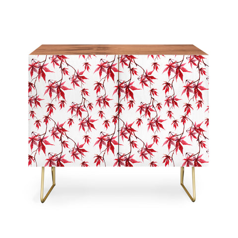 PI Photography and Designs Watercolor Japanese Maple Credenza
